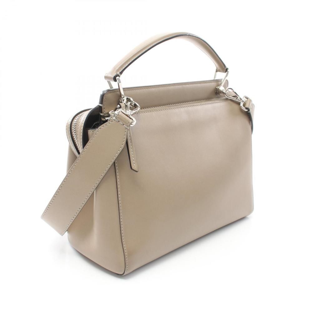 Fendi beige COM handbag DOT leather